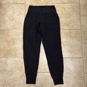 Size 6 Lululemon Align Joggers - Black Granite